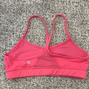 Lululemon Flow Y Sports Bra Coral